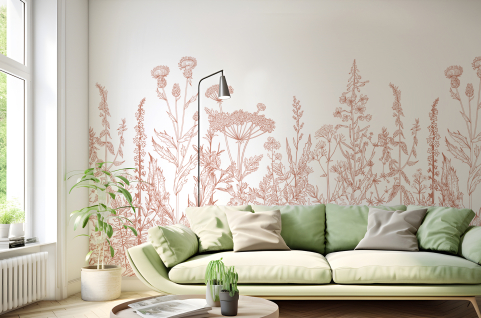 Papier peint : Fleurs...