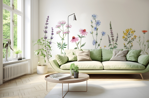 Papier peint : Fleurs...