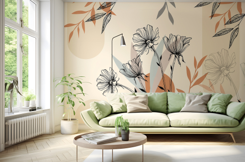 Papier peint : Fleurs...