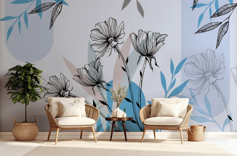 Papier peint : Fleurs...