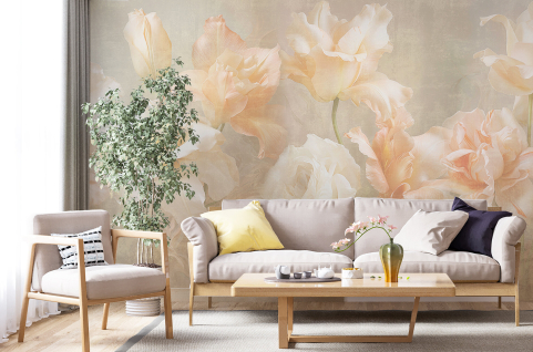 Papier peint : Roses et...