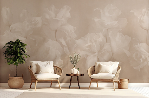 Papier peint : Roses et...