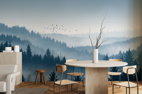 Papier peint : Paysage forêt