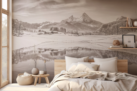 Papier peint : Lac de...