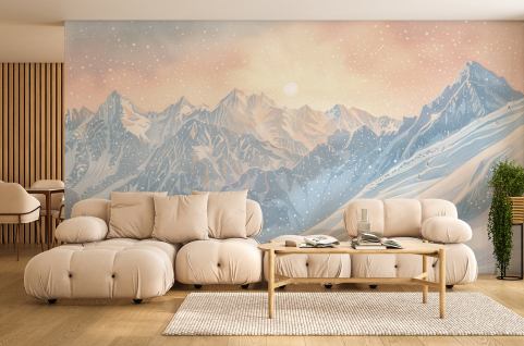 Papier peint : Montagnes et...