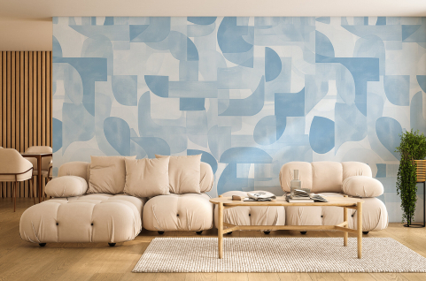 Papier peint : Motif cubisme 1