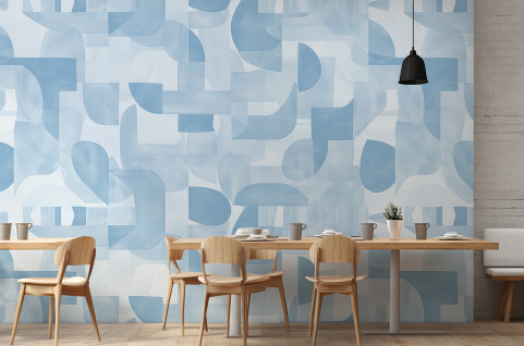 Papier peint : Motif cubisme 1