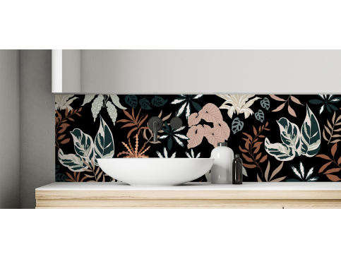 Crédence salle de bain :...