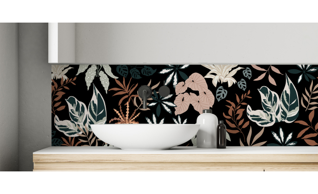 Crédence salle de bain :...
