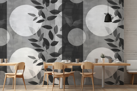 Papier peint : Feuilles et...