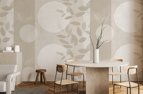 Papier peint : Feuilles et...