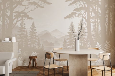 Papier peint : Forêt et...