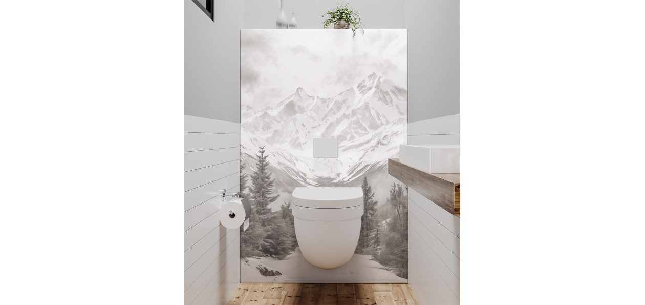 Panneau de WC : Dessin,...