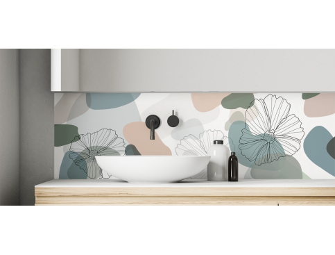 Crédence salle de bain :...