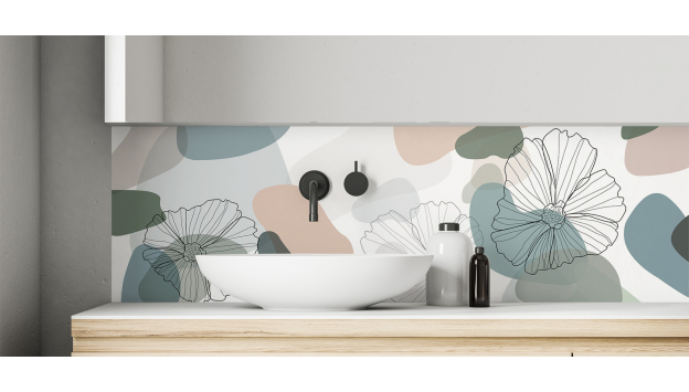 Crédence salle de bain :...