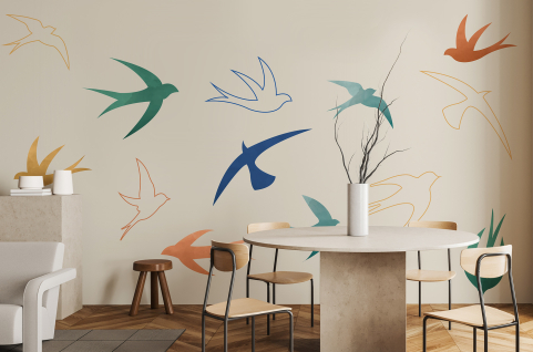 Papier peint : Oiseaux...