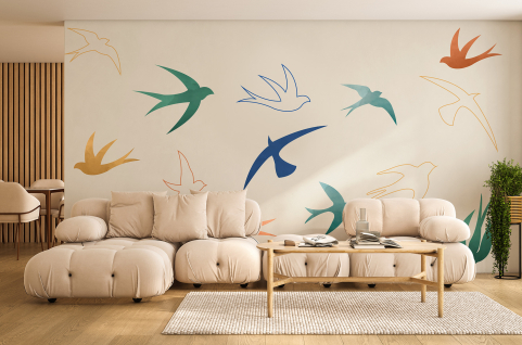 Papier peint : Oiseaux...