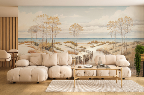 Papier peint : Dune, Arbre...