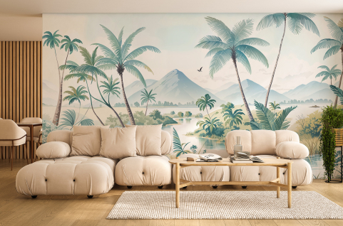 Papier peint : Fresque...