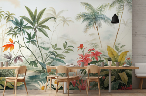 Papier peint : Fresque...