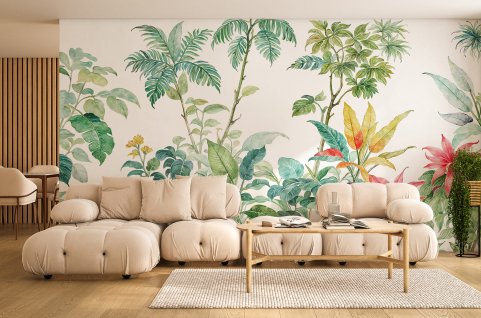 Papier peint : Fresque...