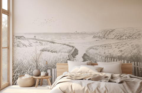 Papier peint : Chemin, dune...