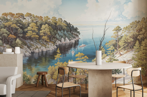 Papier peint : Callanque,...