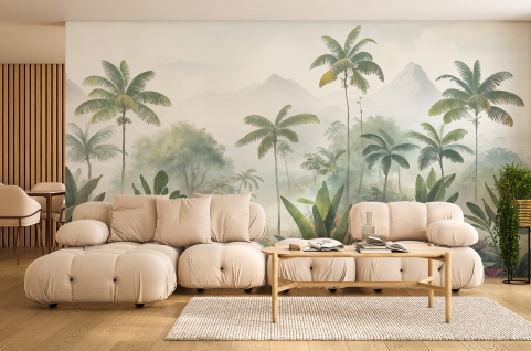Papier peint : Fresque...