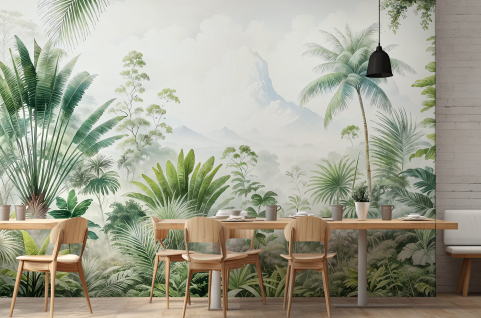 Papier peint : Fresque...