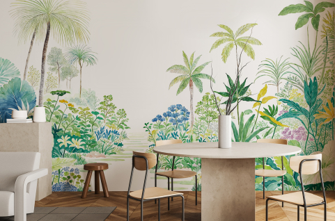 Papier peint : Jardin...